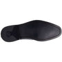 Base London HAVISHAM Mens Shoes Black sole view, showcasing the resin sole and embossed logo detail.