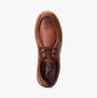 Base London DALSTON Mens Shoes Brown top view showing lace-up design and leather upper.