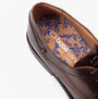 Base London SLEEVE Mens Shoes Brown detail view of insole and interior