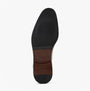 Base London SLEEVE Mens Shoes Navy bottom view showing synthetic sole and heel detail.