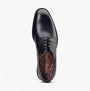 Base London SLEEVE Mens Shoes Navy top view showing lace-up design and almond toe.