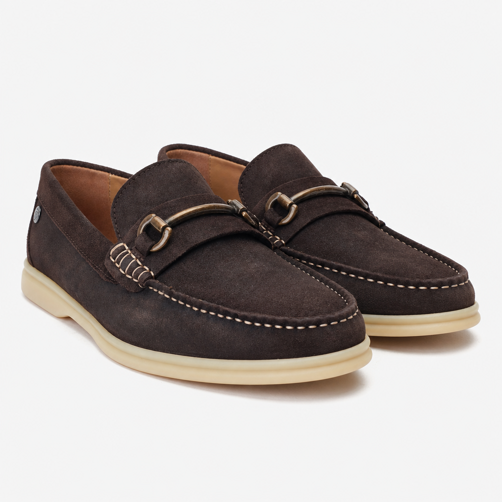 SNAPPER Mens Loafers Brown