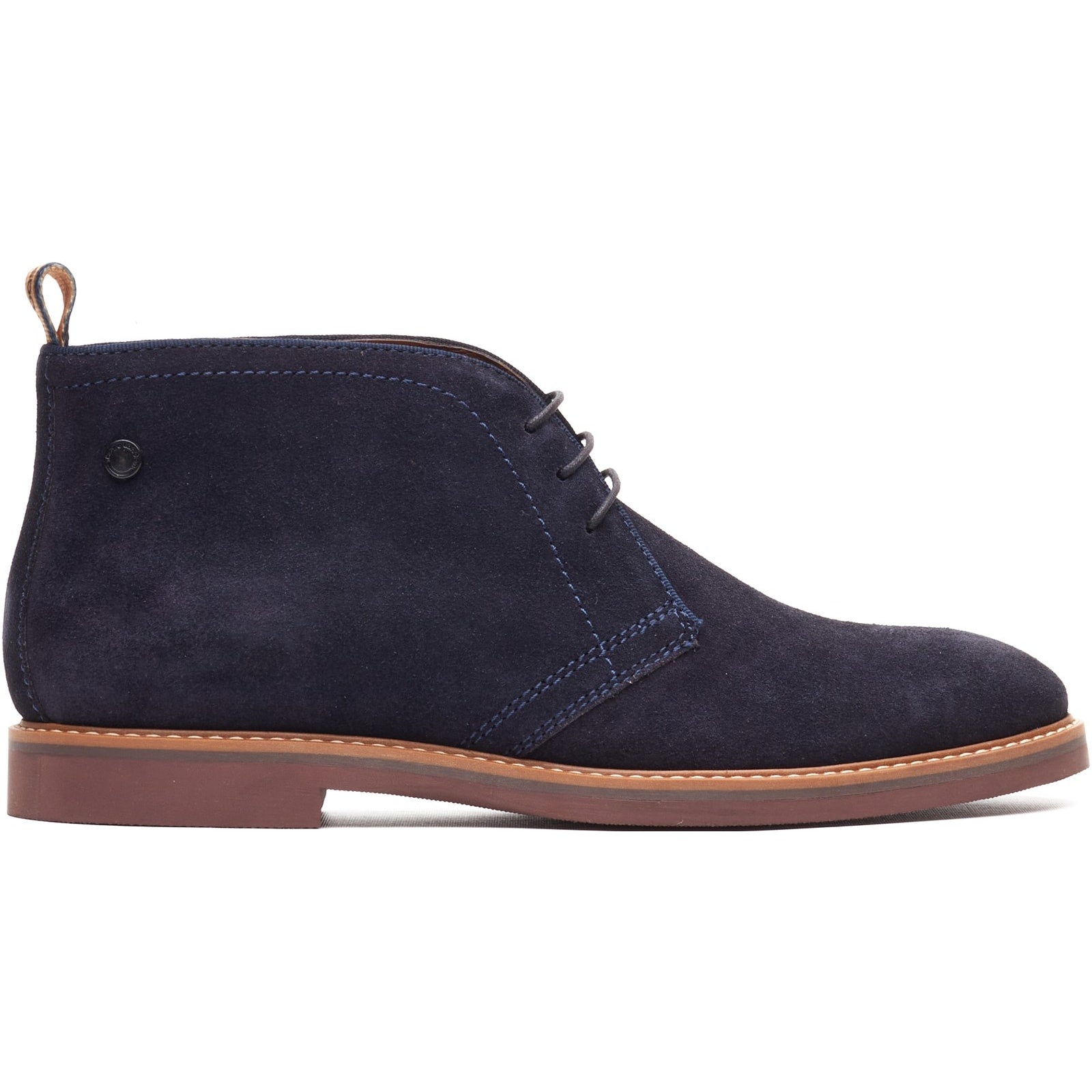 Base London CARLTON Mens Chukka Boots Navy
