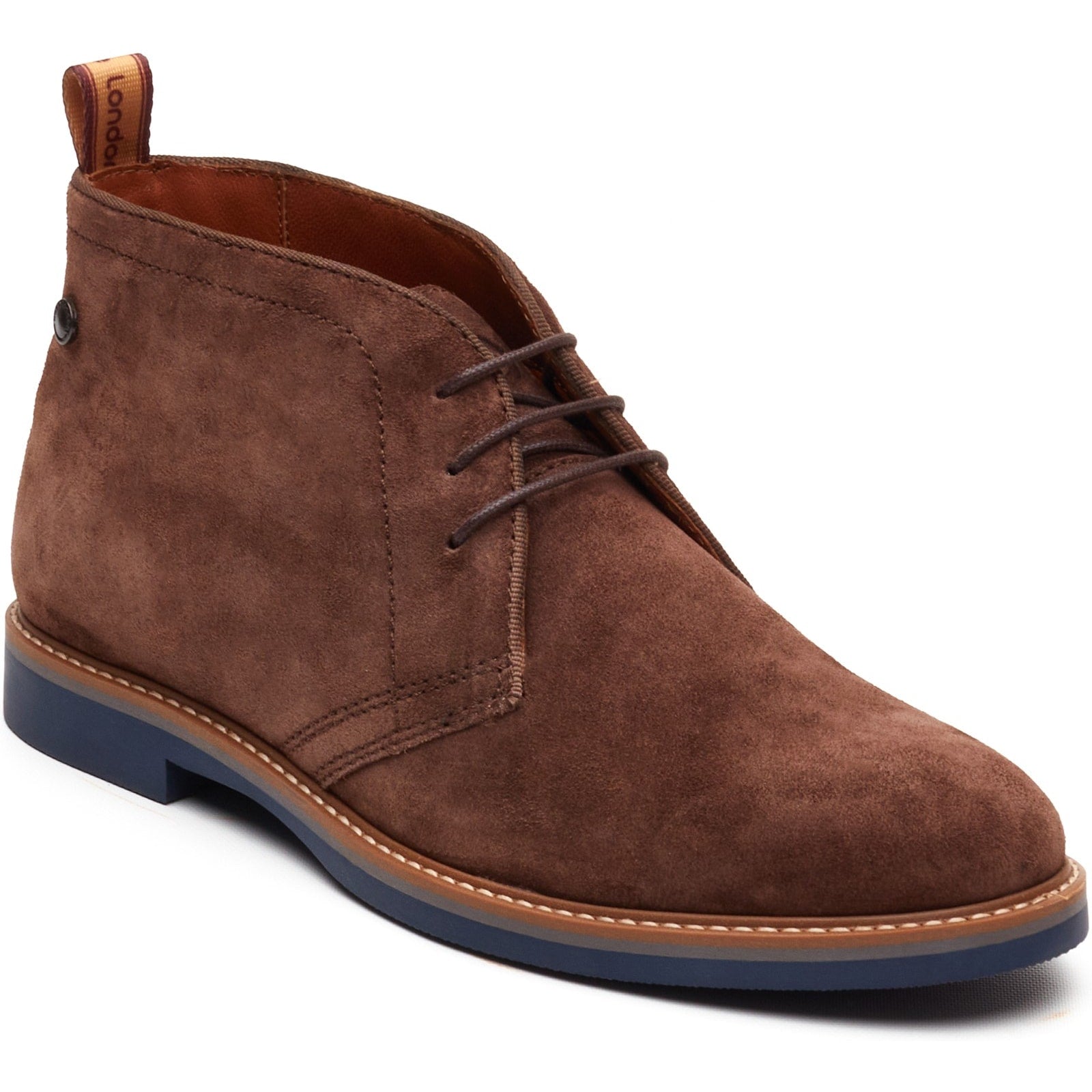 Base London CARLTON Mens Chukka Boots Brown