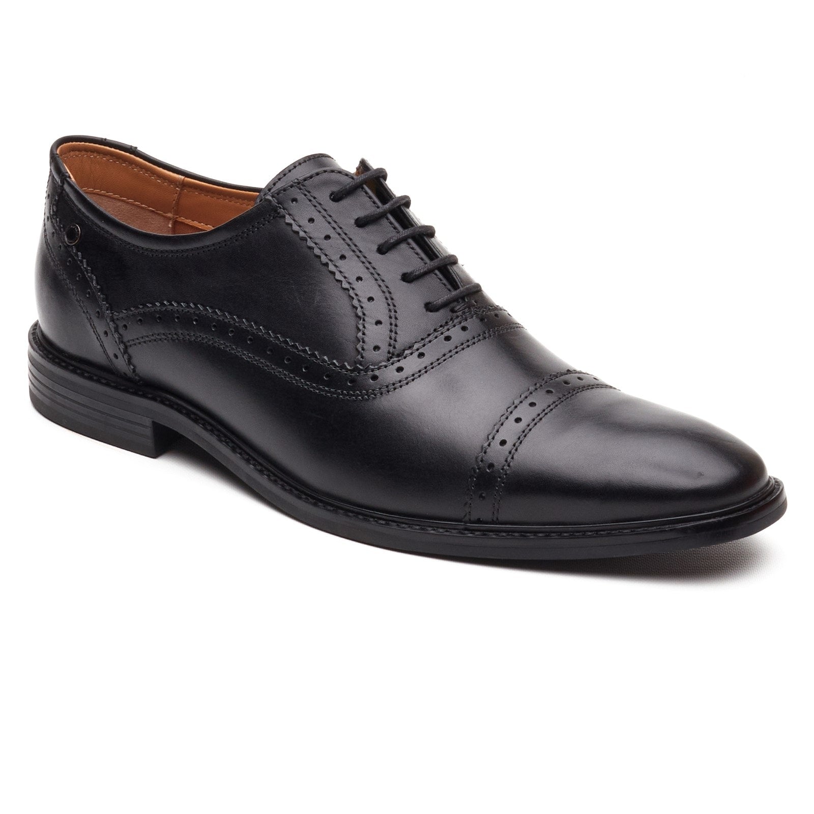Base London ASCOT Mens Oxford Shoes Black