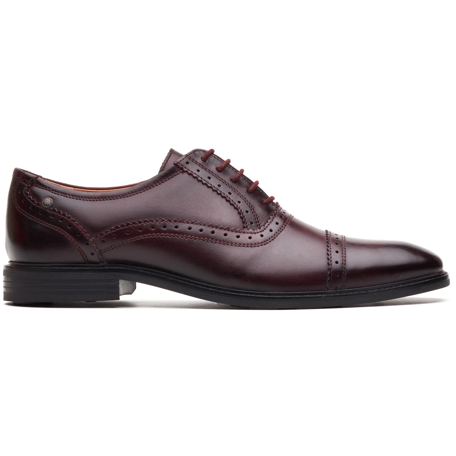 Base London ASCOT Mens Oxford Shoes Wine