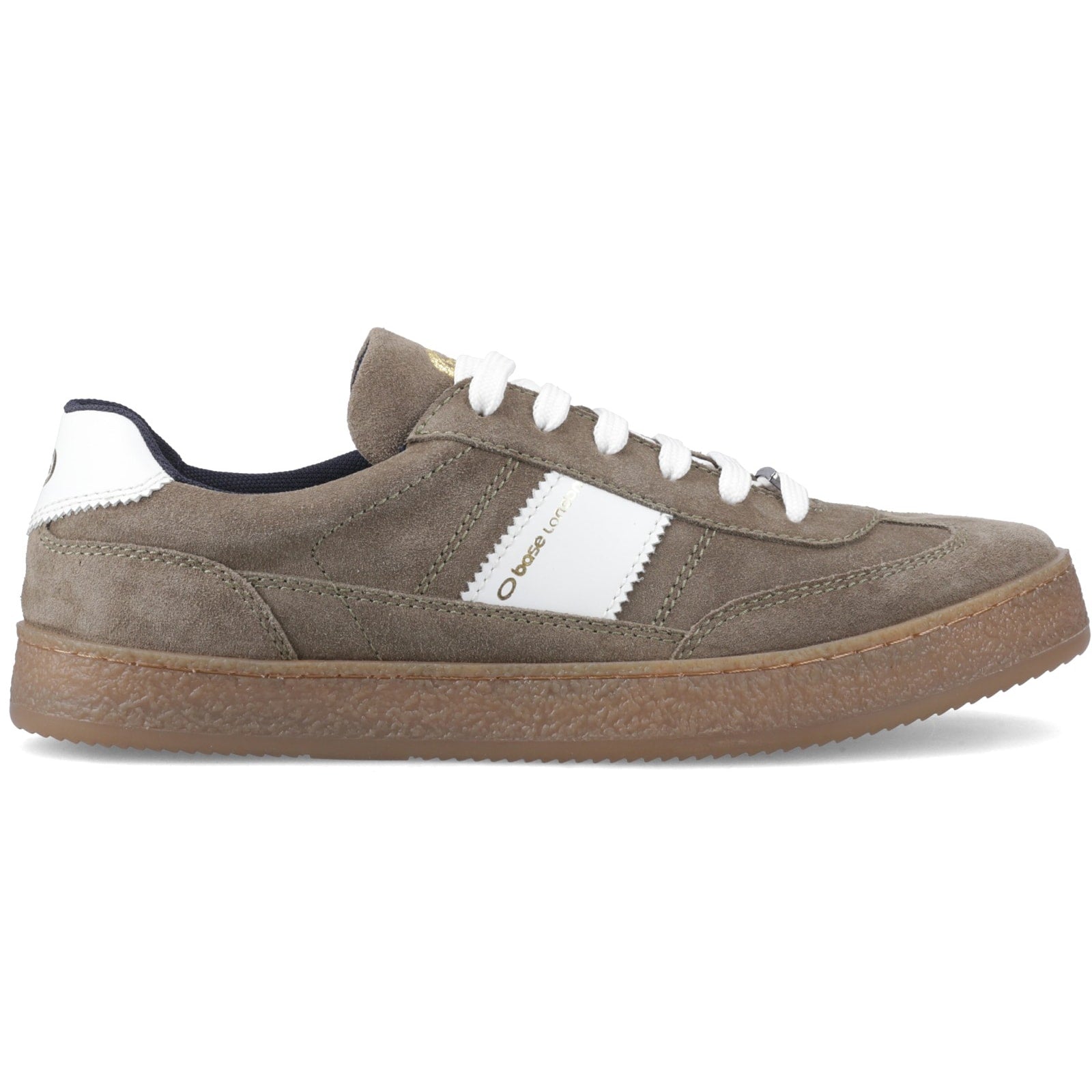 Base London BANKSY Mens Court Trainers Grey