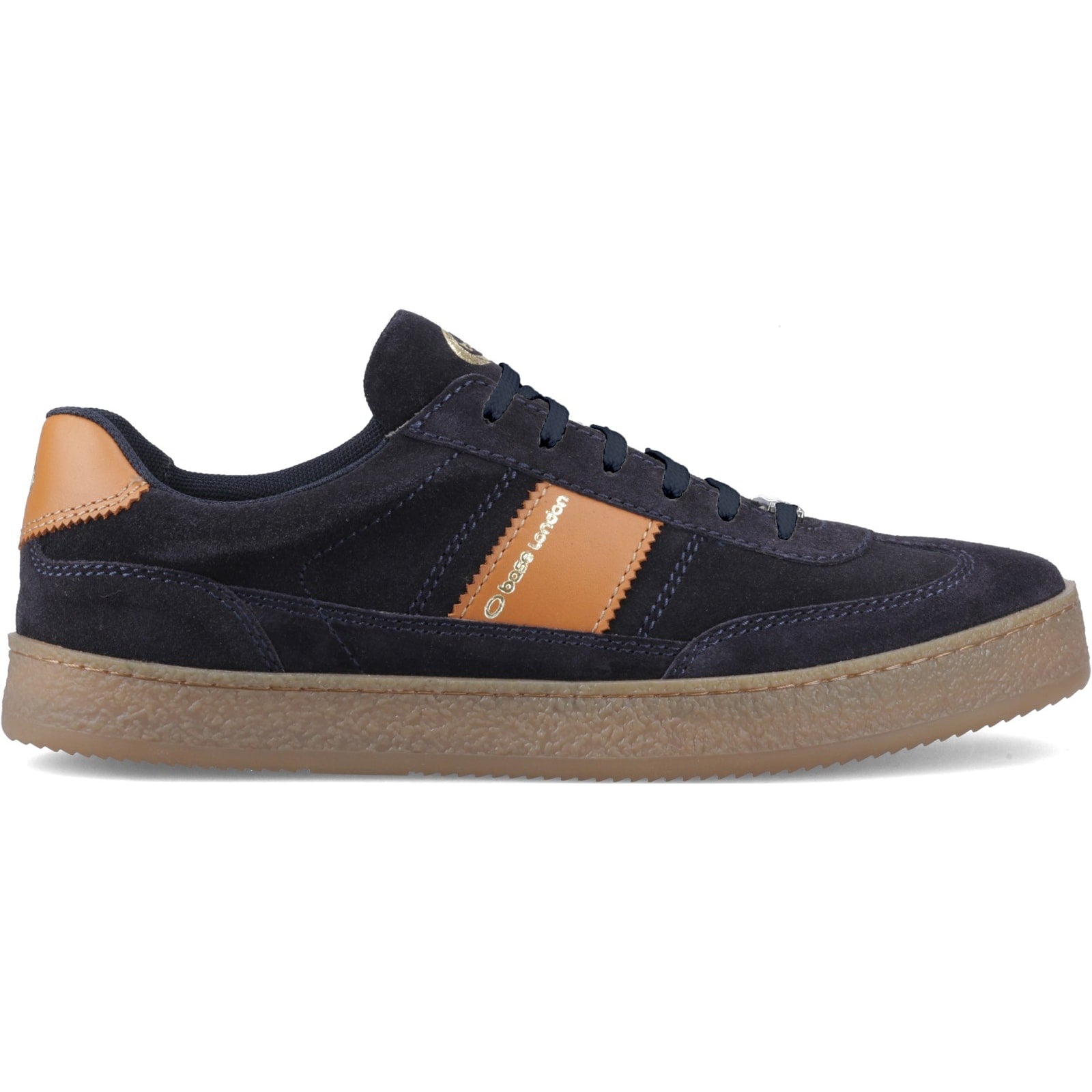 Base London BANKSY Mens Court Trainers Navy