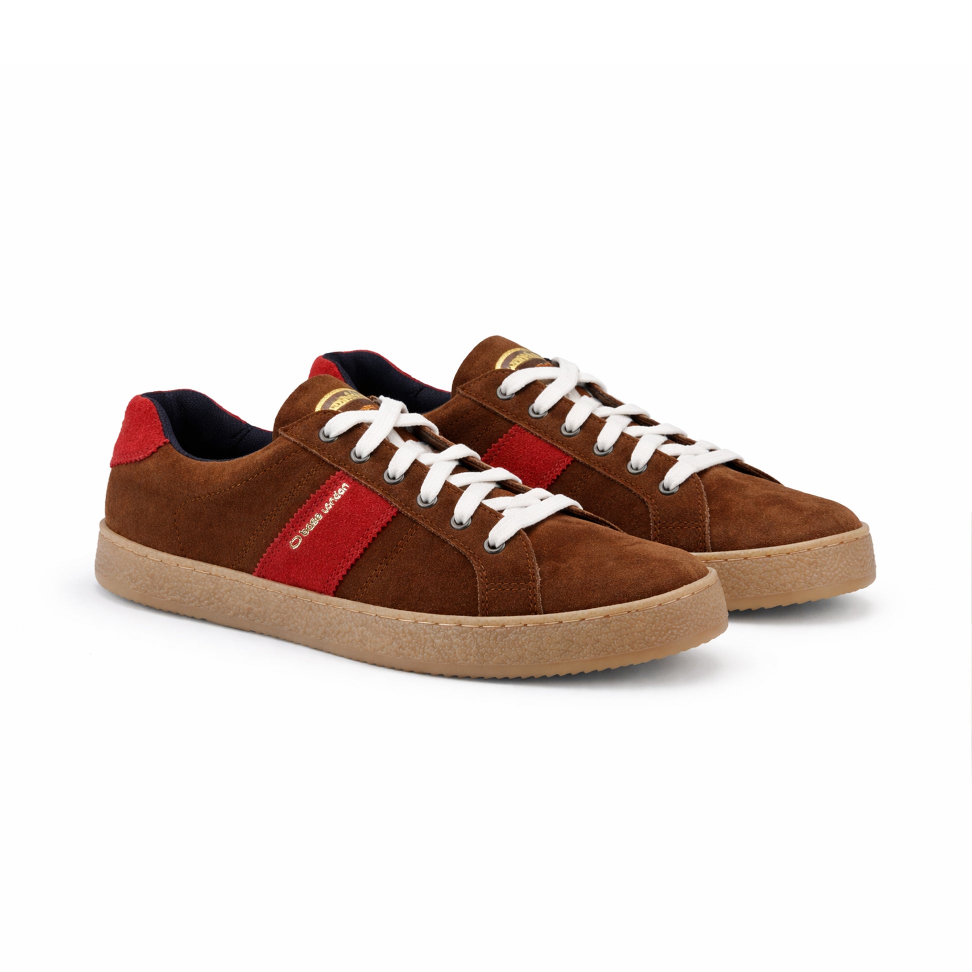 Base London HOPPER Mens Casual Trainers Brown