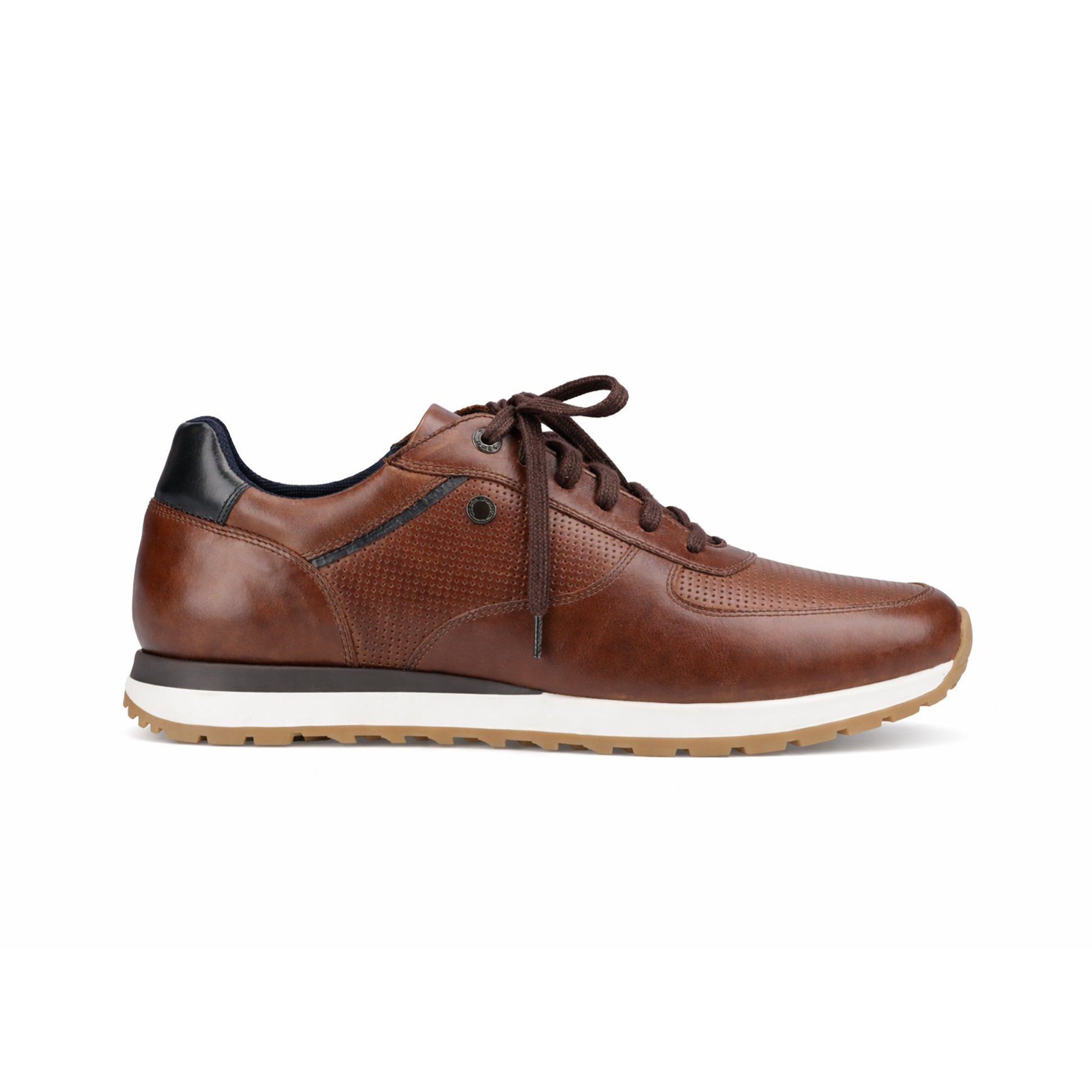 Base London LANCASTER Mens Casual Trainers Brown