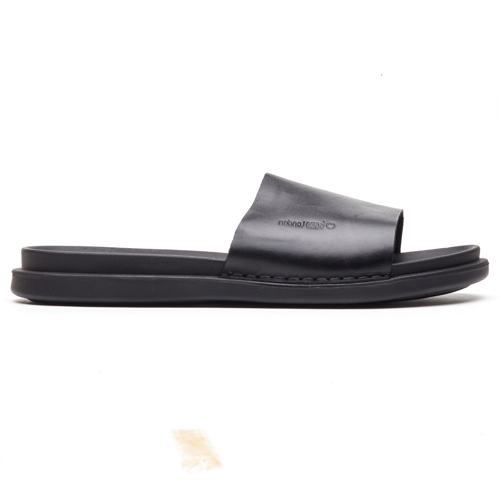 Base London ALBANY Mens Sliders Black
