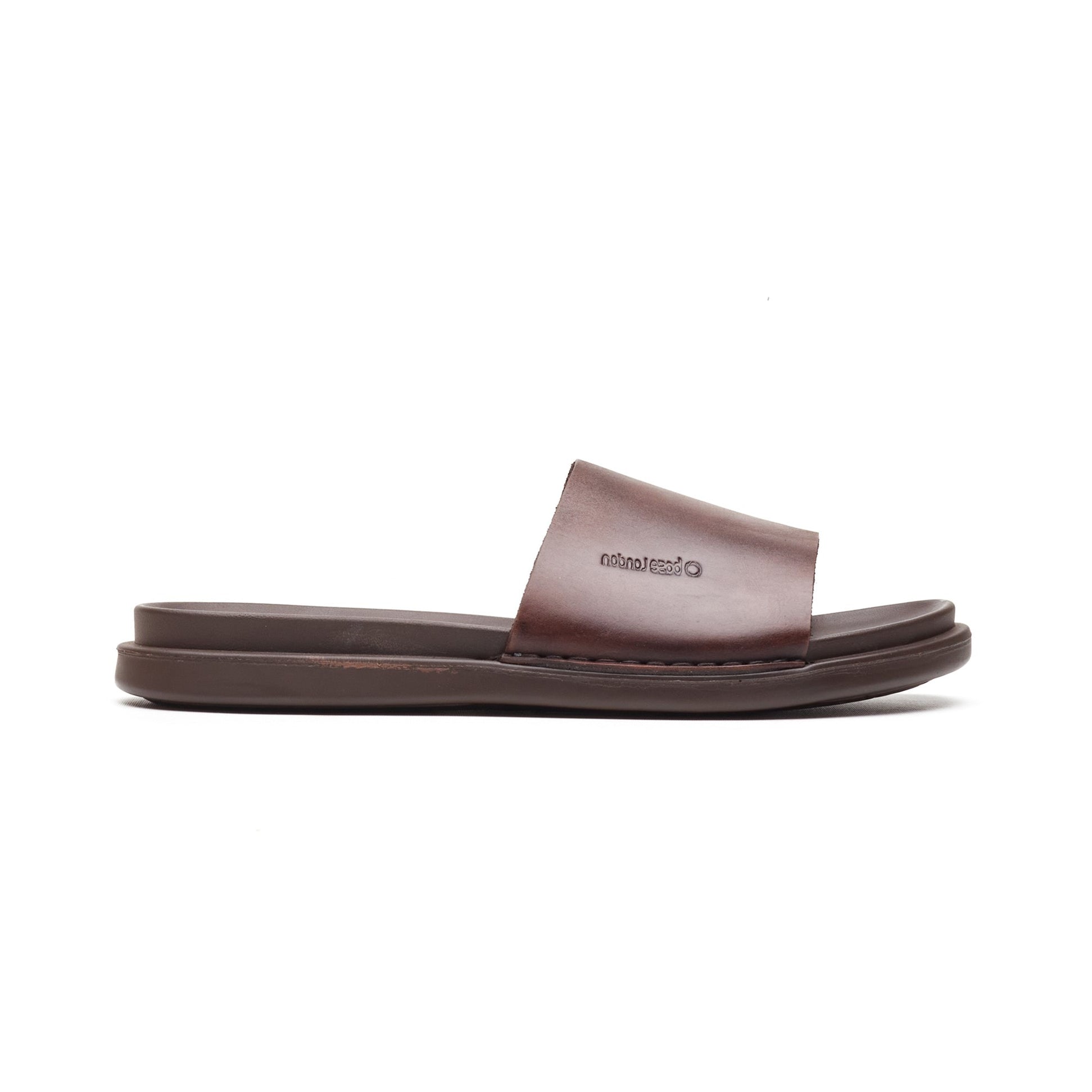 Base London ALBANY Mens Sliders Brown