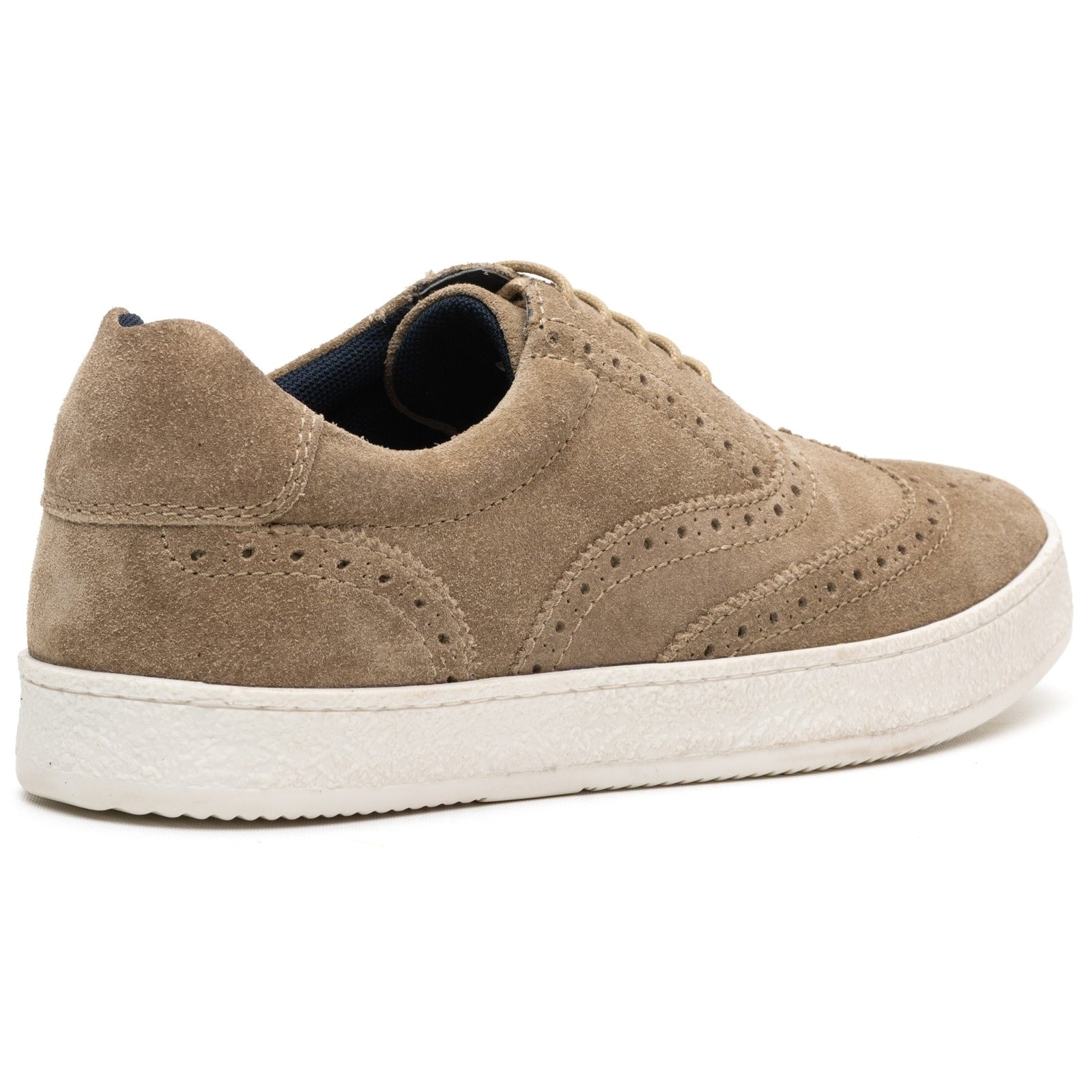 Base London CHRISTO Mens Court Trainers Taupe