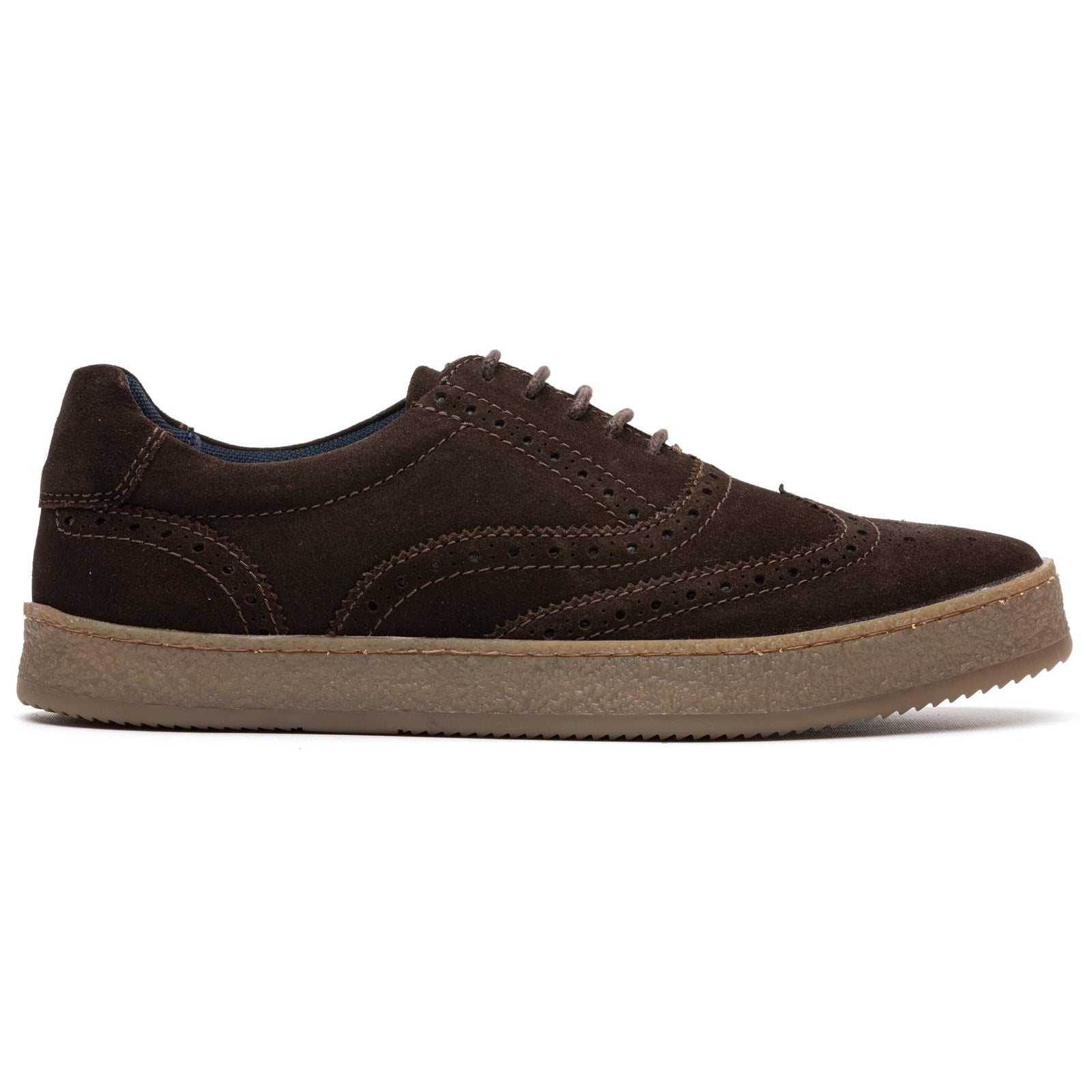 Base London CHRISTO Mens Court Trainers Brown