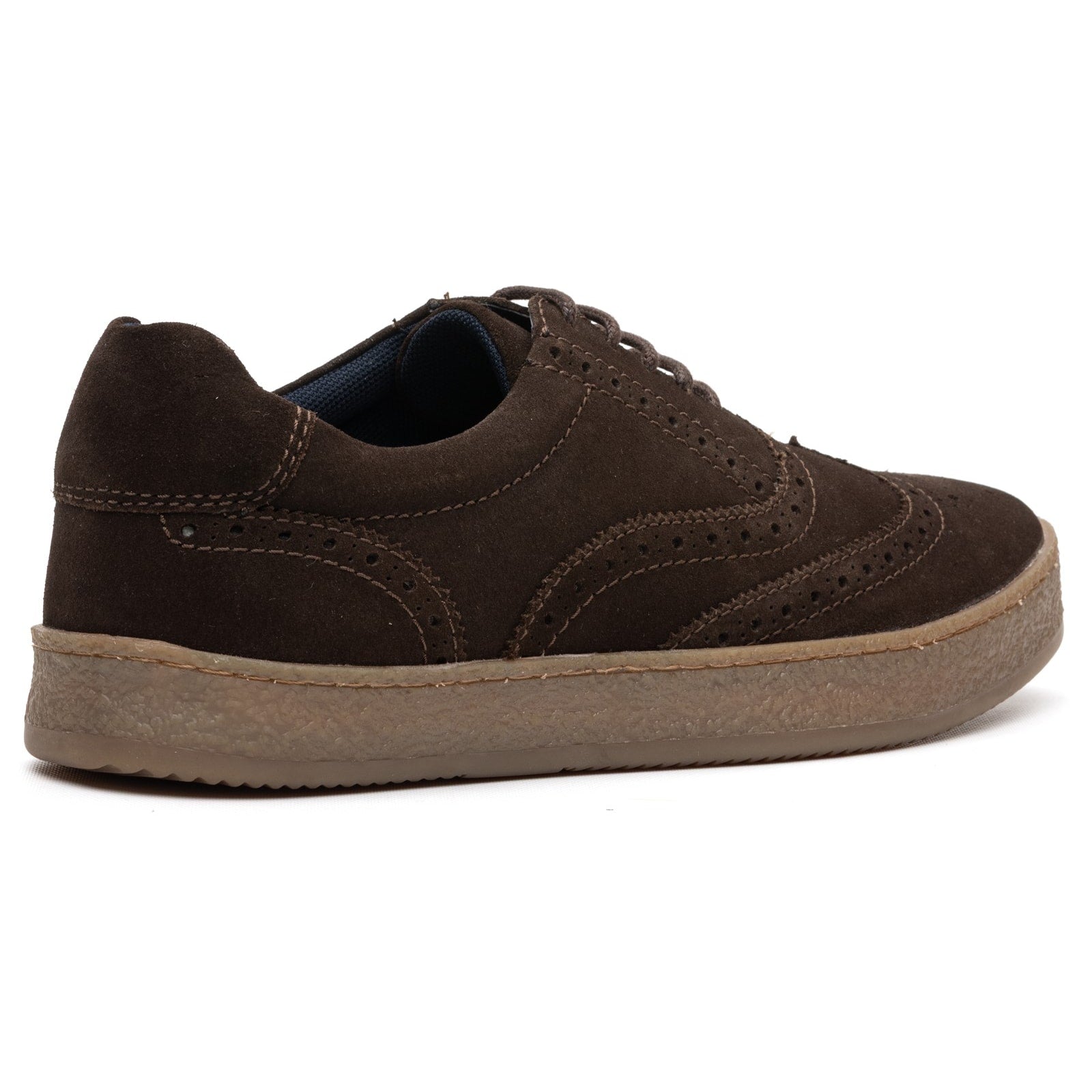 Base London CHRISTO Mens Court Trainers Brown