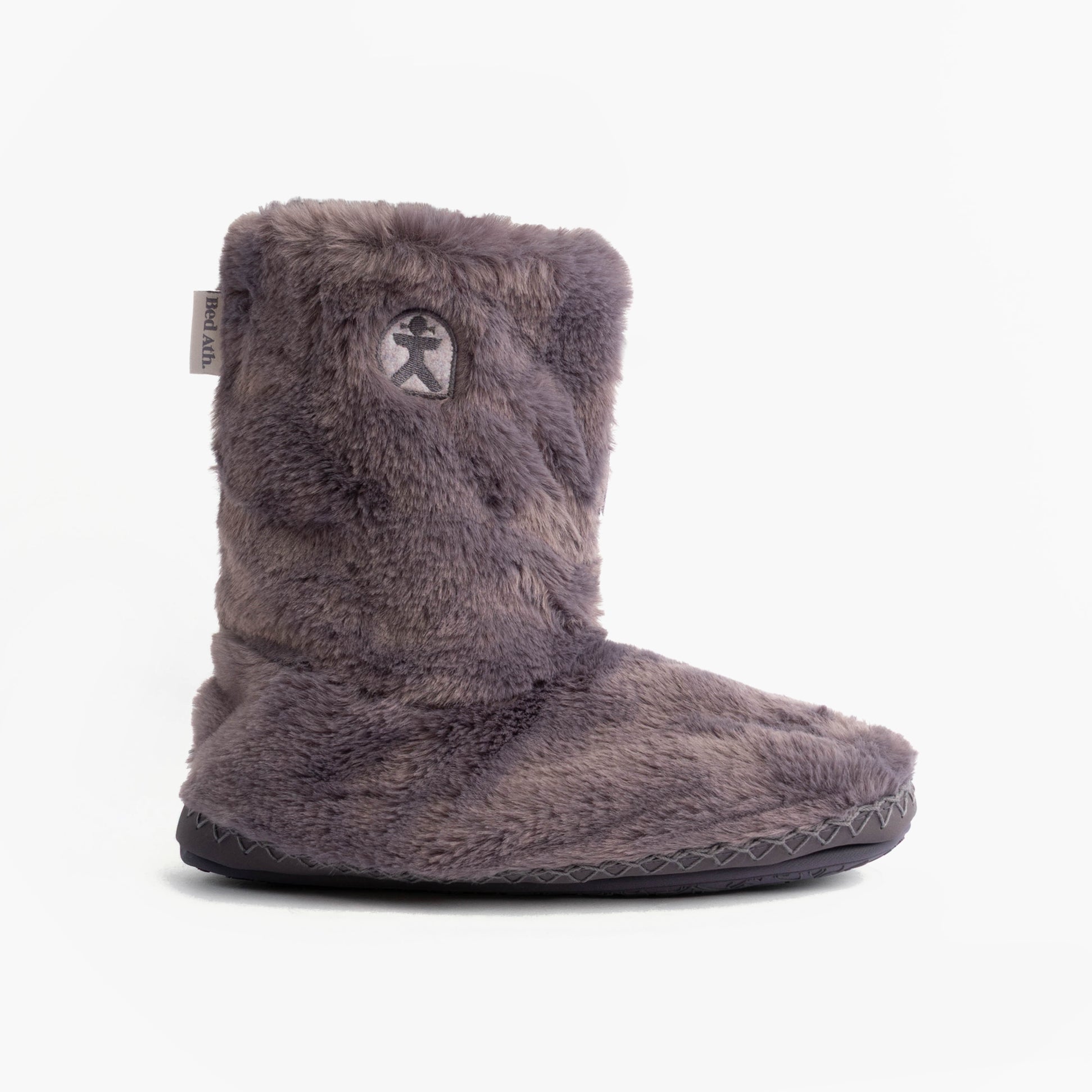 Bedroom Athletics MARILYN Womens Slipper Boots Frosted Grape side view faux fur slipper boots