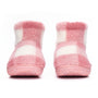 Bedroom Athletics CELESTE Womens Slipper Boots Pink Check front view showcasing soft texture and cozy design.