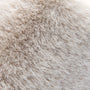 Bedroom Athletics ARIANA Womens Slipper Boots Trace Grey faux fur upper close-up detail view