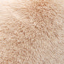 Bedroom Athletics ARIANA Womens Mule Slippers Gingerbread detail view of faux fur upper material