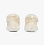 Bedroom Athletics HARRIET Womens Slipper Boots Cream back view showing fluffy faux fur and pull-on design.