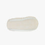 Bedroom Athletics HARRIET Womens Slipper Boots Cream bottom view showcasing synthetic sole and faux fur details.