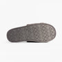 Bedroom Athletics ERIN Womens Slipper Sliders Ink bottom view with rubber sole featuring detailed traction pattern.