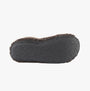 Bedroom Athletics GOSLING Mens Boot Slippers Washed Dark Chocolate bottom view showing detailed sole with traction pattern.