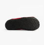 Bedroom Athletics NEESON Mens Sherpa Boots Red / Black Check bottom view showing synthetic sole details.