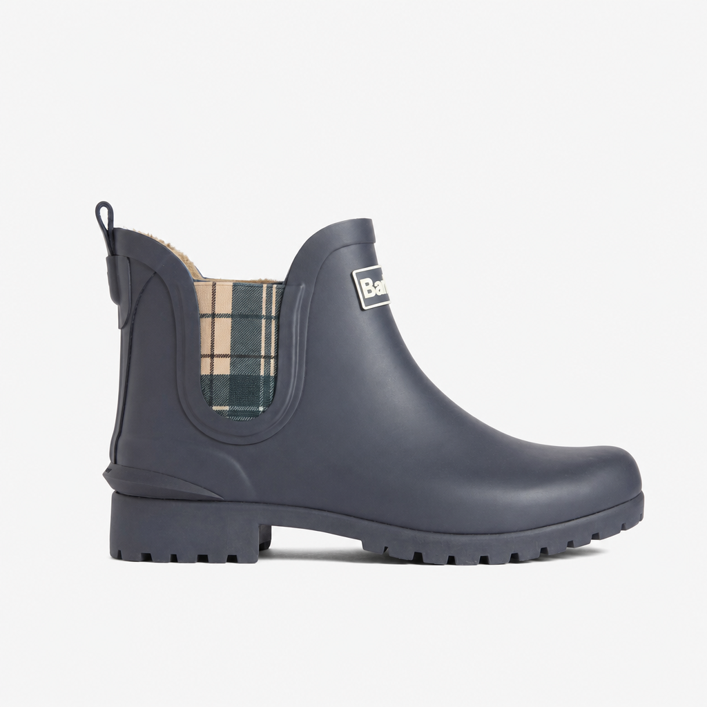 Barbour KIRKTON CHELSEA Womens Wellingtons Navy/Birchwood