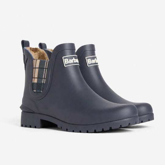 Barbour KIRKTON CHELSEA Womens Wellies Navy/Birchwood