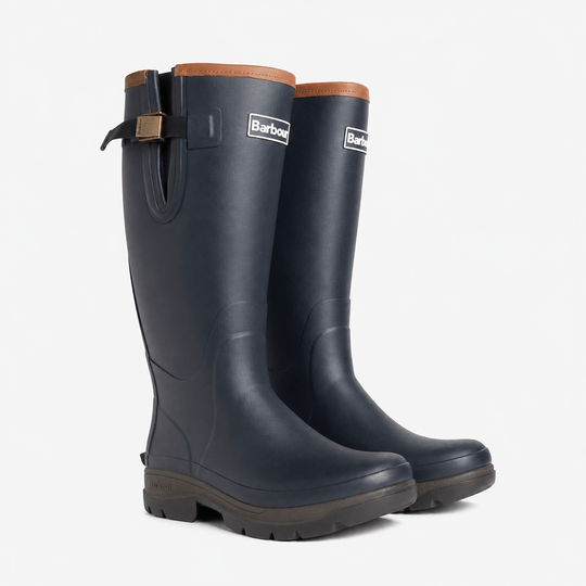 Barbour TEMPEST TALL Mens Wellies Navy/Black