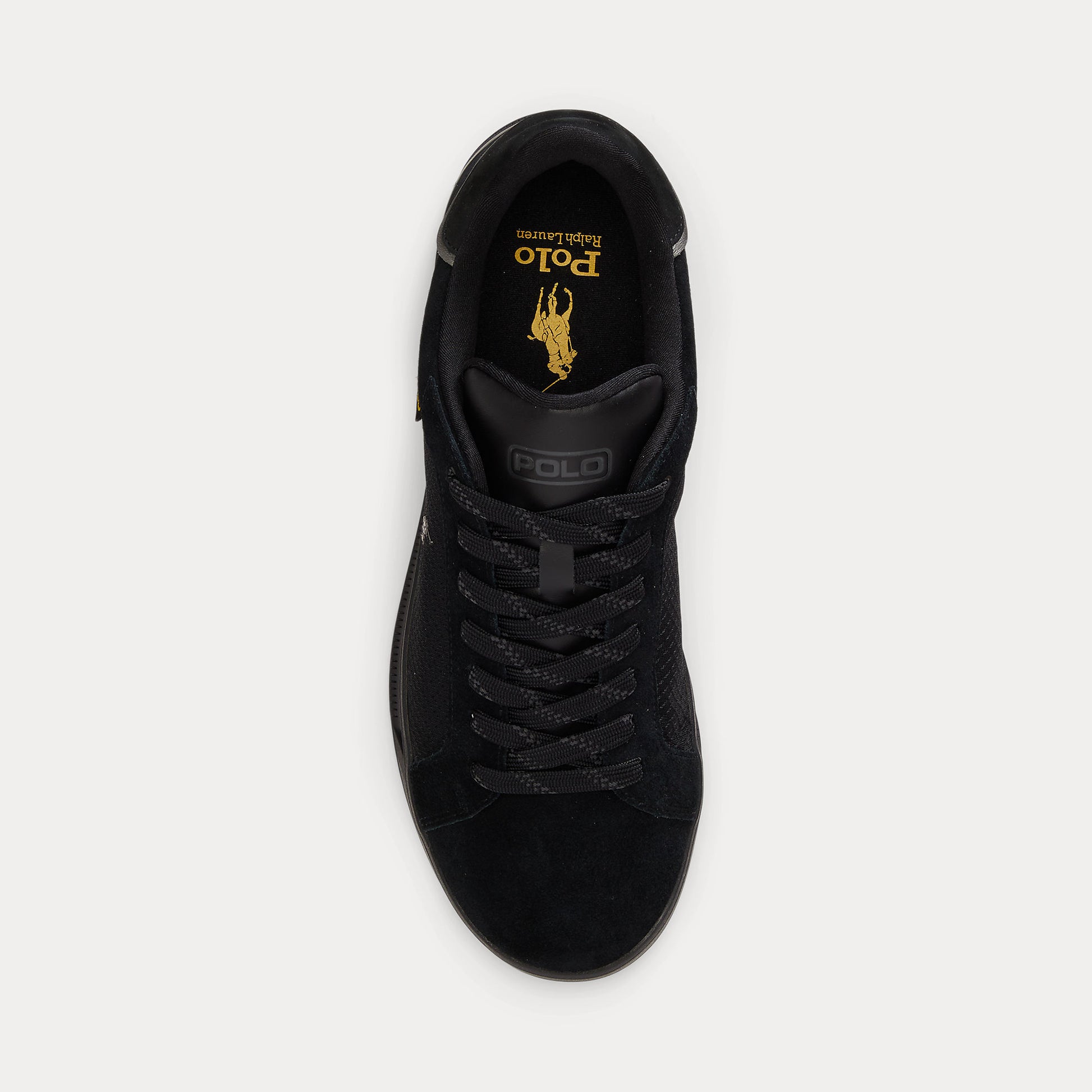 Polo Ralph Lauren HRT CT UTILY Mens Court Trainers Black/Black