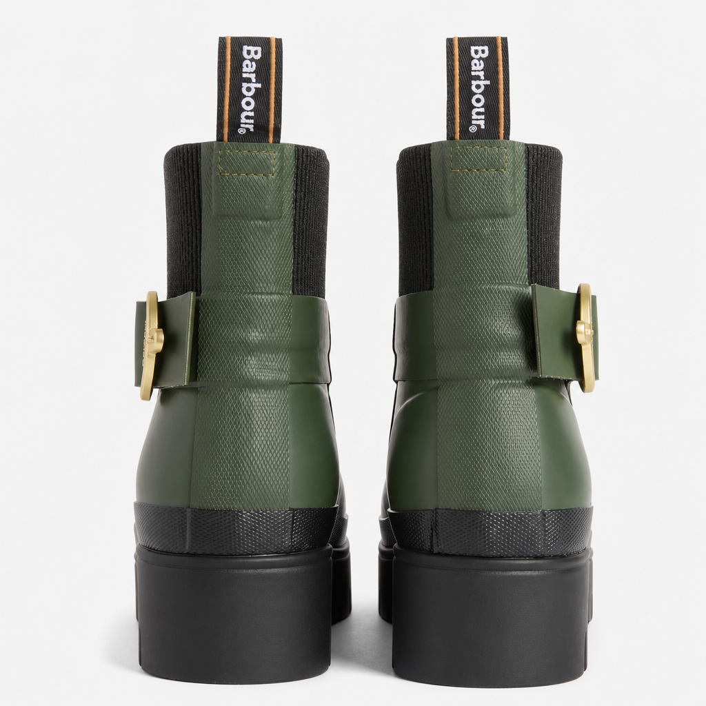 Barbour HEPBURN ANKLE Womens Wellingtons Olive/Black