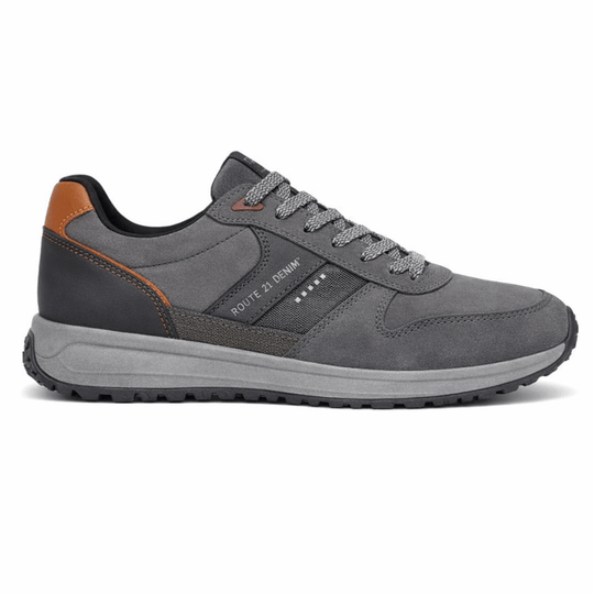 R21 Original M616 Mens Casual Trainers Grey/Black