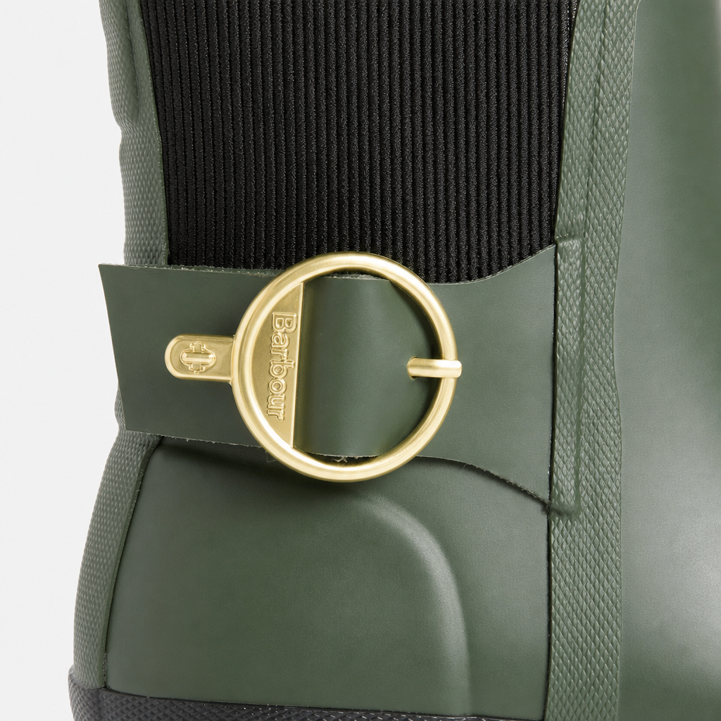 Barbour HEPBURN ANKLE Womens Wellingtons Olive/Black