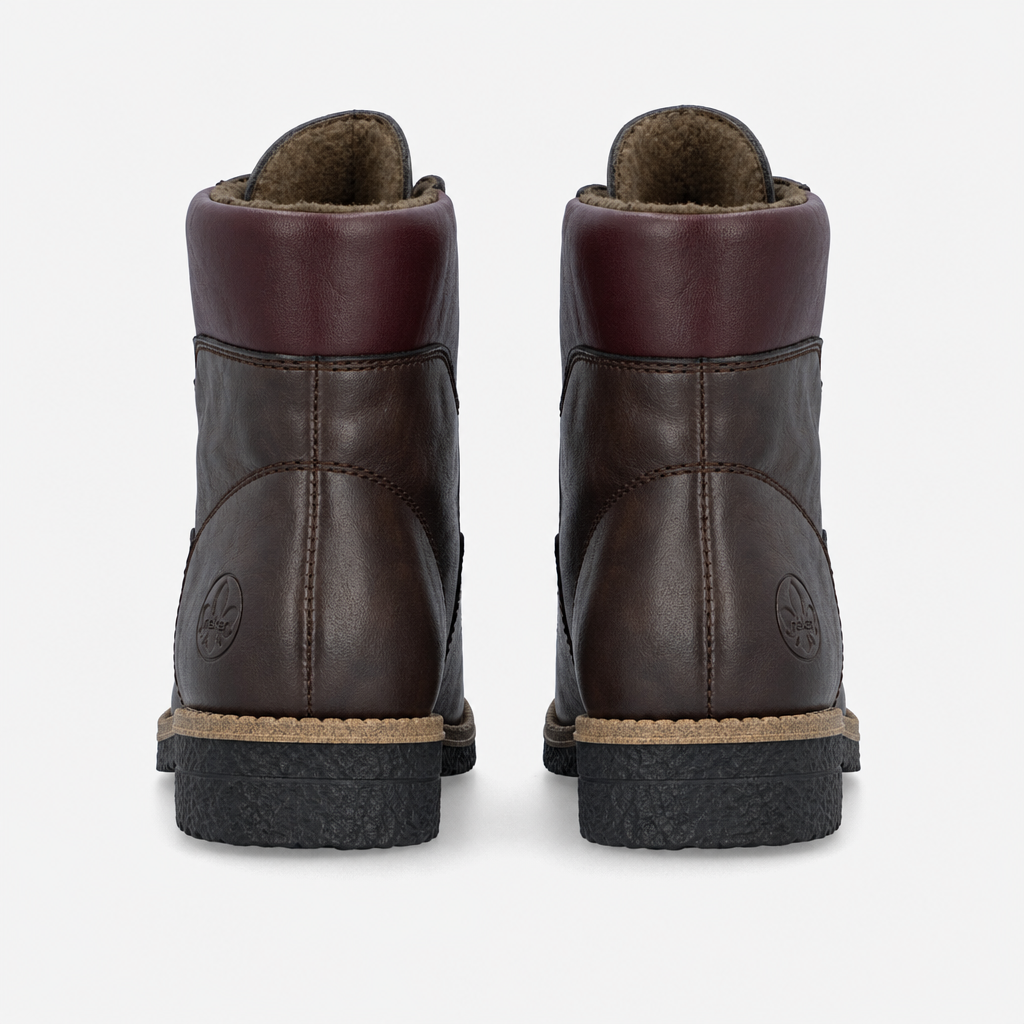 Rieker 73510 Womens Ankle Boots Rancho/Blackberry