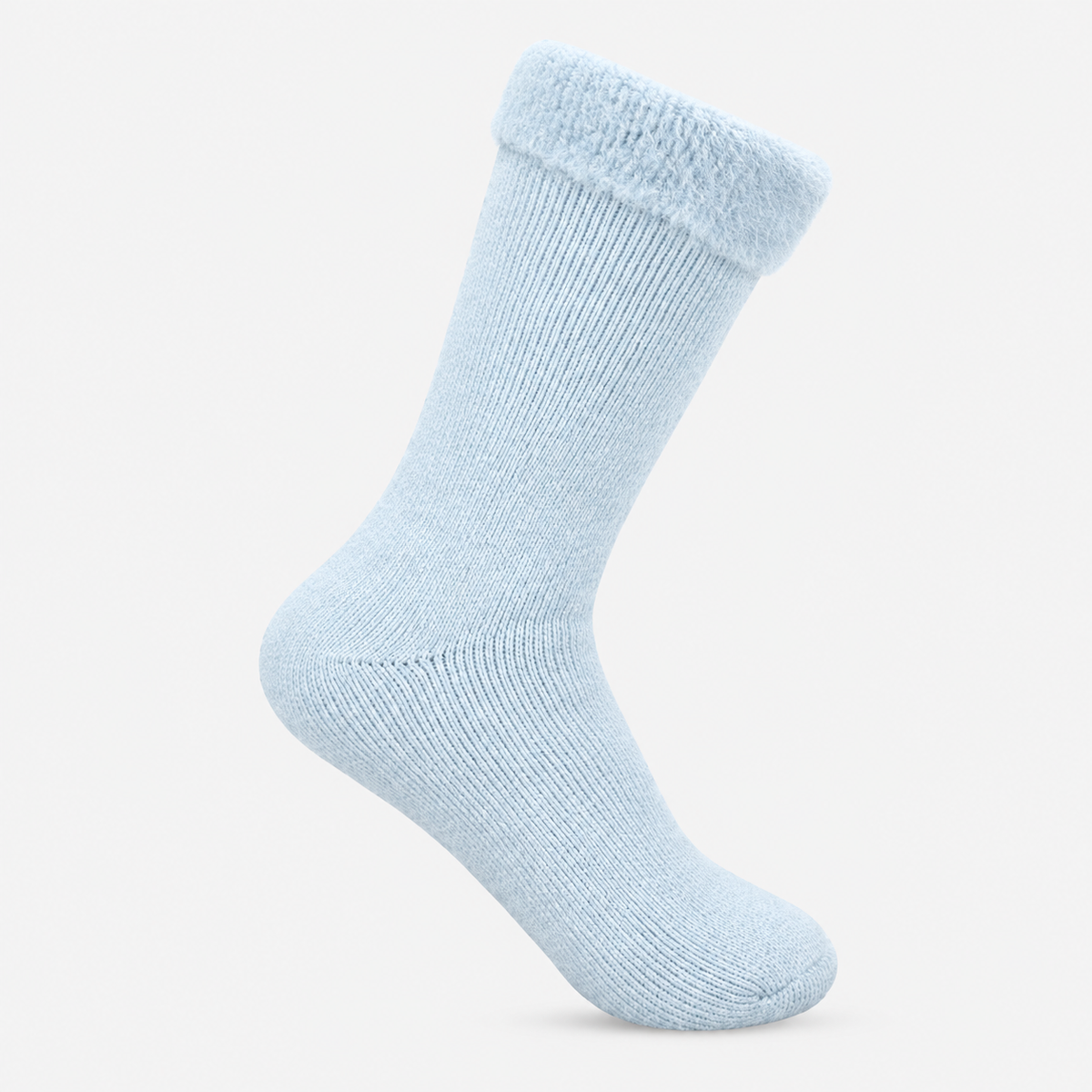 Totes Toasties PREMIUM BRUSHED THERMAL BED SOCK (TWIN PACK) Womens Bed Socks Denim / Blue