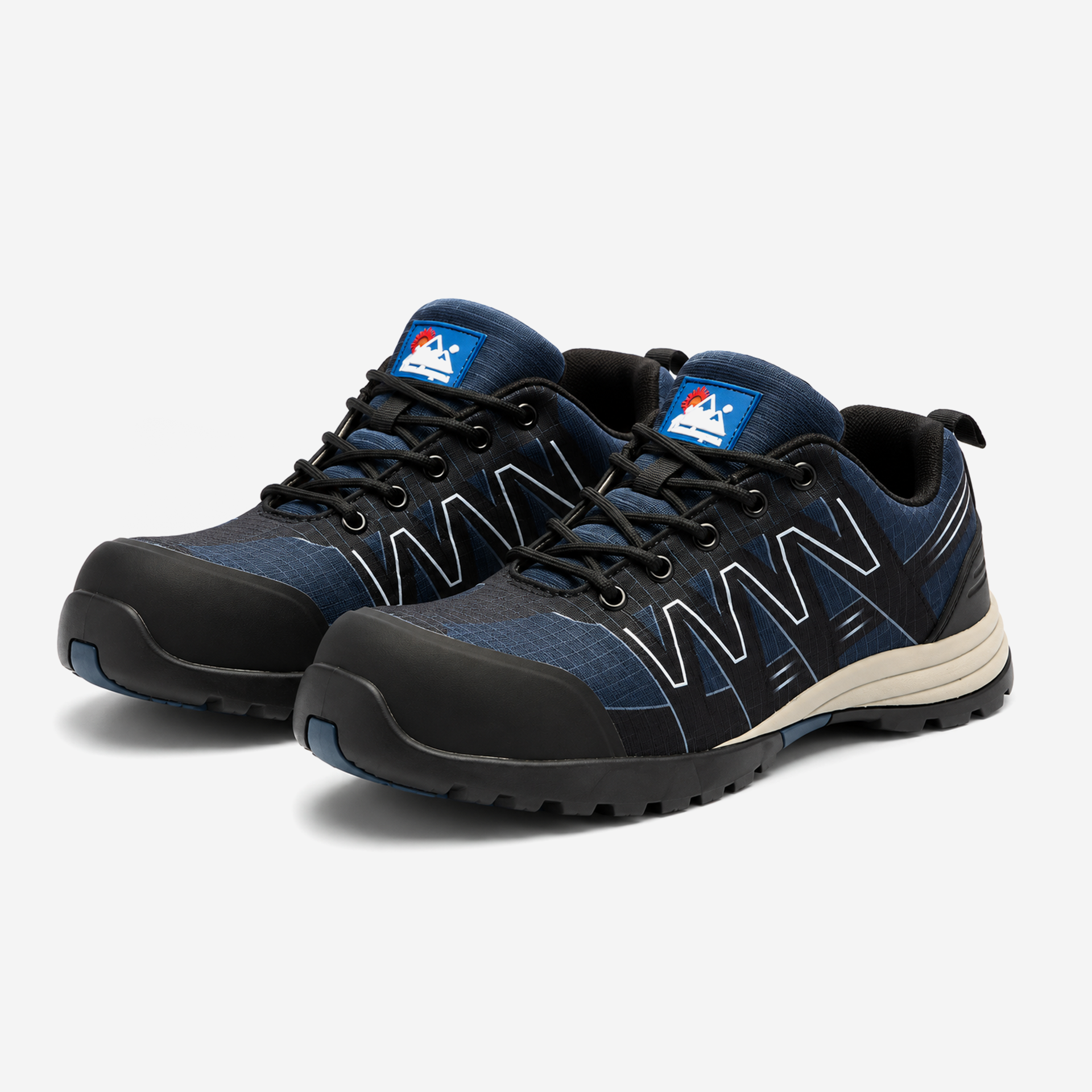 Himalayan 4300 Mens Safety Shoes Black/Blue