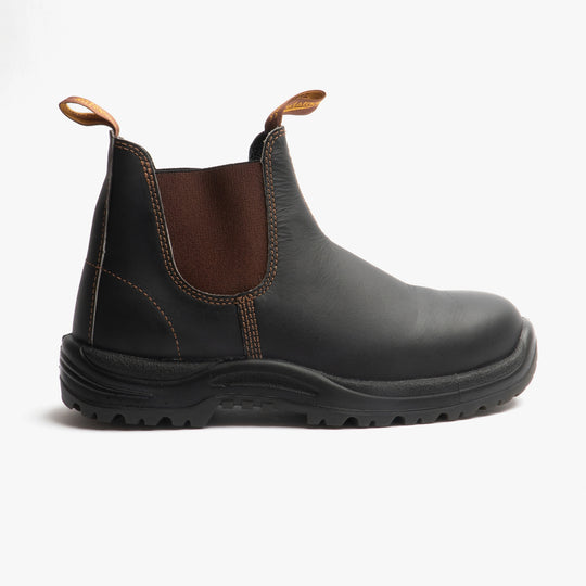 Blundstone 192 Unisex Safety Toe Dealer Boots Stout Brown