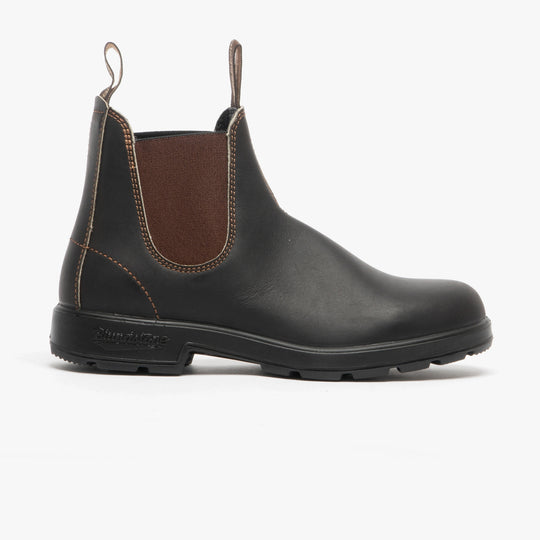 Blundstone 500 Unisex Leather Classic Chelsea Boots Stout Brown