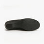 Boulevard L027A Ladies Shoes Black sole view with textured TPU material for enhanced grip.