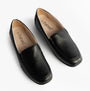 Boulevard L166A Ladies Shoes Black top view showing casual slip-on design with PU upper.