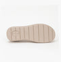 Boulevard L396BE Ladies Sandals Natural sole view with detailed texture and design features.