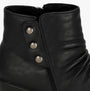 Boulevard L400A Womens Boots Black detail view showing closure and upper material.