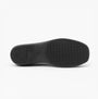 Boulevard L401A Ladies Shoes Black Matt bottom view showing sole design and texture.