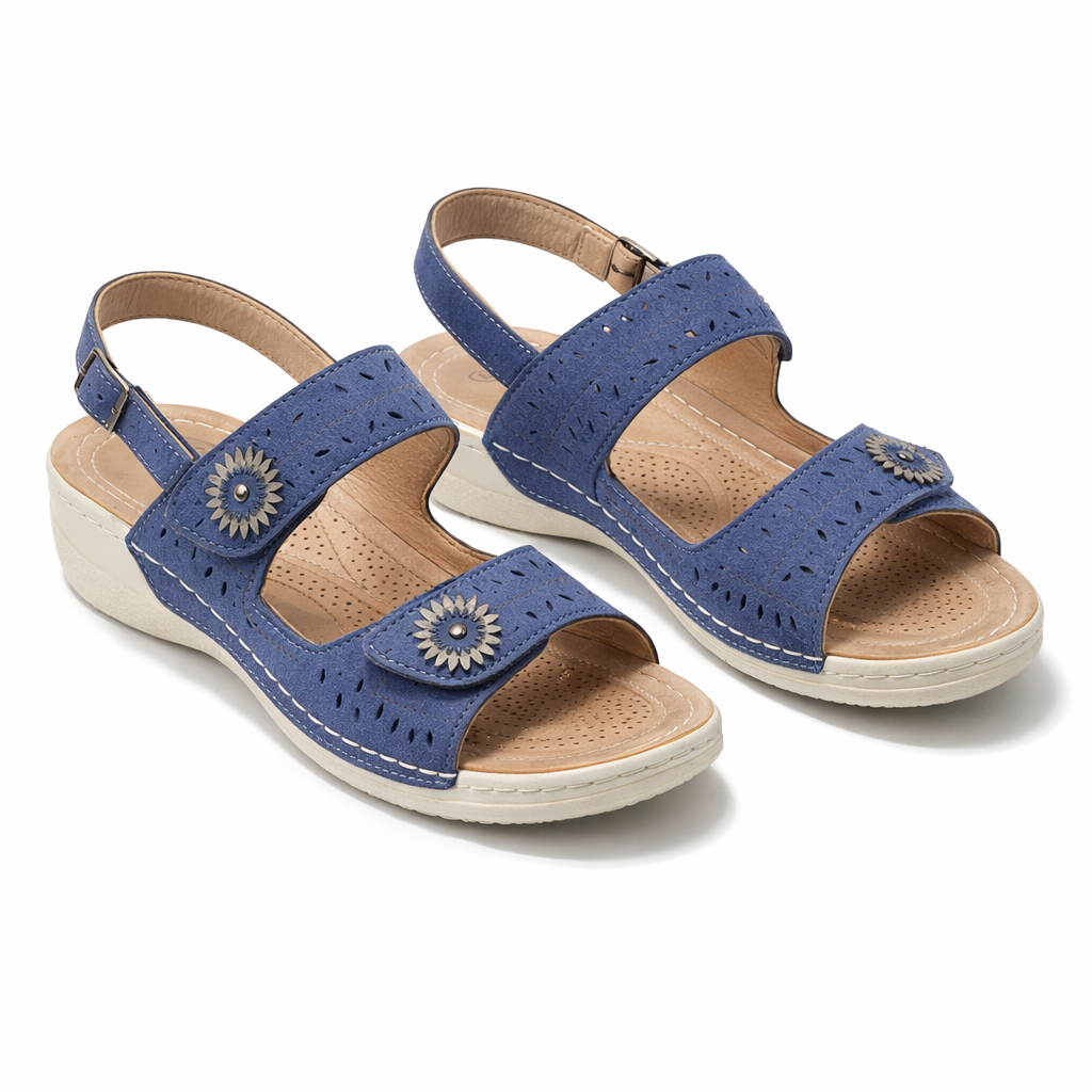 Ladies Sandals Navy Blue