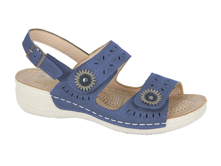 Ladies Sandals Navy Blue