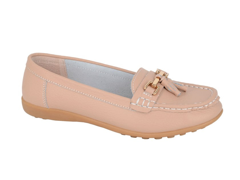 Ladies Loafers Beige