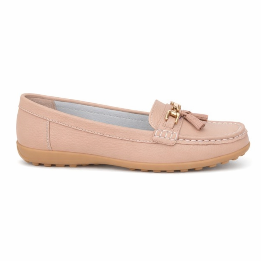 Ladies Loafers Beige