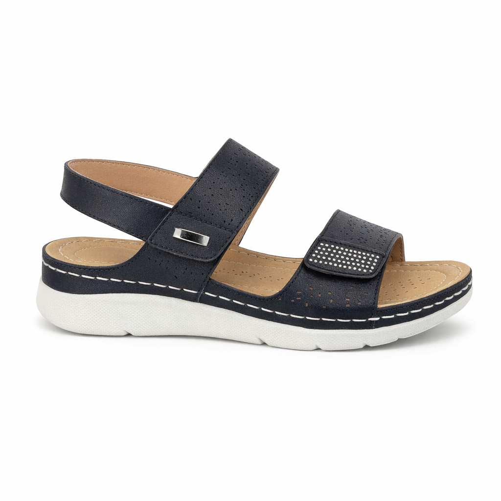 Boulevard L844 Womens Slingback Sandals Black